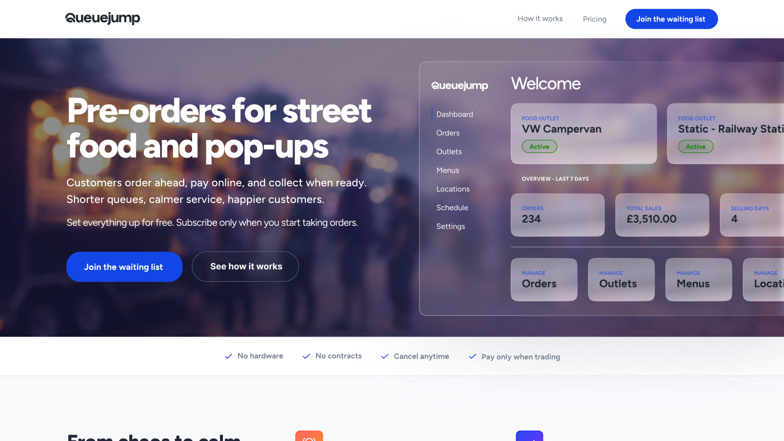 QueueJump — Marketing Site & Vendor Portal